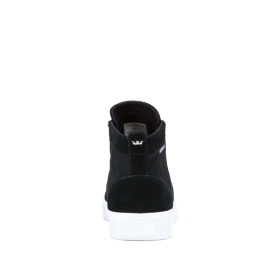 Supra STACKS MID Høye Sneakers Dame Svart/Svart/Hvite | NO-45247